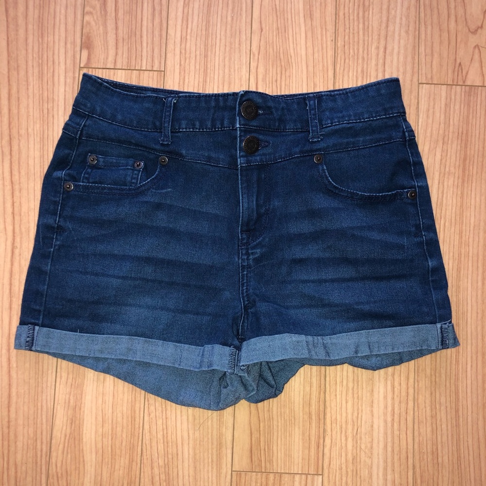 High wasted shorty shorts